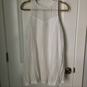 Abercrombie Lacey White dress